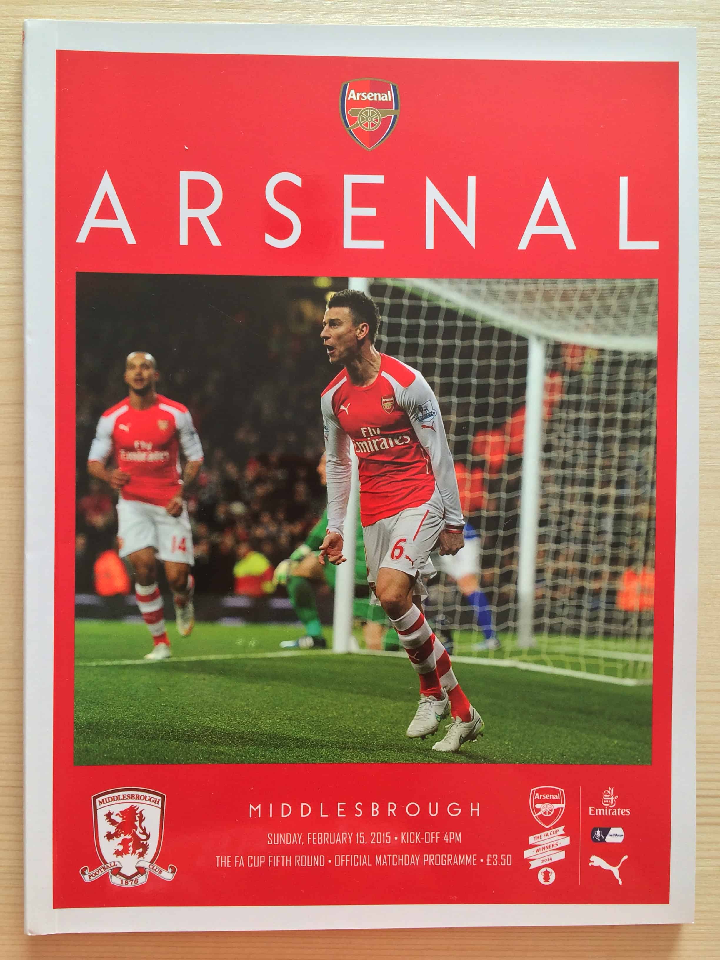 Arsenal FC v Middlesbrough FC